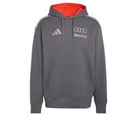 adidas Men's Audi Revolut Formula One Team 2026 Driver Hoodie Sweatshirt, grey strata, S
