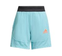 adidas B H.R. Sh Size 176 Junior Shorts Mint/Black/Red for Active Kids - Lightweight, Breathable Running Gear (EU)