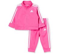 adidas Baby Girls 2 Piece Classic Jersey Tracksuit Set Jacket & Pants Tricot Tracksuit Set, magenta pink, 3 Months
