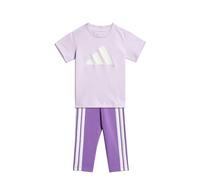 adidas Baby Girls ESSENTIALS T-SHIRT SET, ice lavender/white, 0-3 Months