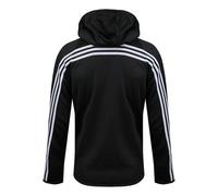 adidas Back Classic three stripes Zipper Hooded Jacket Men's Black DZ7404 XXXL