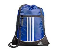 adidas BACKPACK Alliance Sackpack Drawstring Backpack Gym Bag, Team Navy Blue, One Size, Team Royal Blue, One Size, Alliance Sackpack (12l) Lightweight Athletic Small Drawstring Team Sports