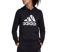 adidas Badge Of Sport Hoody Womens Black Sports Teamwear Pullover