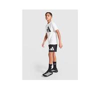 adidas Badge Of Sport Large Logo T-Shirt/Short Set Junior - Black 13-14Y