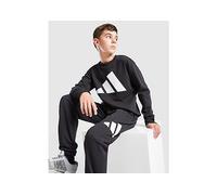 adidas Badge of Sport Large Logo Tracksuit Junior - Black - Kids 7-8Y
