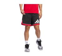 adidas Men's Basketball Badge of Sport Short, Black/red, XXL