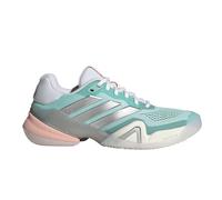 adidas Barricade 14 Women's Tennis Shoes | UK 4.5 in Semi Flash Aqua/Silver Metallic/Blush Pink