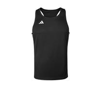 adidas Boxing Vest Mens Gents Tank Top Lightweight Stripe Stretch Sport Activity Black M