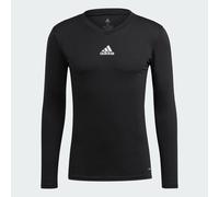 adidas Base Layer Mens Football Team Training Sports Compression Top Black