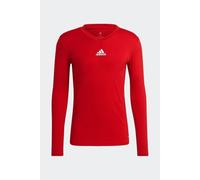 adidas Base Layer Mens Team Football Training Sports Top Red