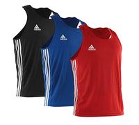 adidas Base Punch Boxing Vests - XXS, Black - Sleeveless Gym Vest, Made of Lightweight Polyester, Stretchable & Quick-Drying Vest for Workout, Sparring, Training, and Contact Sports