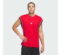 adidas Men's Basketball All World Sleeveless Tank, Team Power Red 2 / Black, S