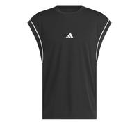 adidas Men's Basketball All World Sleeveless Tank, Black/Black, M