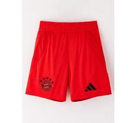 adidas Bayern Junior 24/25 Home Stadium Shorts -red, Red, Size 7-8 Years Red