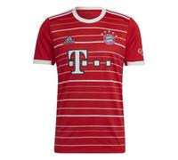 Adidas Bayern Munich Home Mens Short Sleeve Jersey 2022/2023 Colour: Red, Size: Extra Large