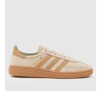 adidas Beige & Brown Handball Spezial Youth Trainers UK 5 (EU 38)