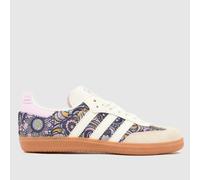 adidas Beige Multi Samba OG X Liberty Girls Junior Trainers UK 12 (EU 30½)