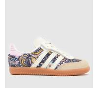 adidas Beige Multi Samba OG X Liberty Girls Toddler Trainers UK 5 (EU 21)