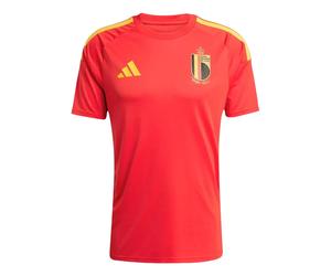 adidas Belgium 26 Home Fan Jersey Asia Sizing 'Red Bold Gold' JZ5990 S