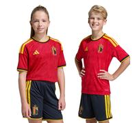 Adidas Belgium Home Junior Short Sleeve Jersey 2026 Colour: Red, Size: 7-8 years