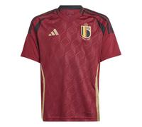 Adidas Belgium Home Junior Short Sleeve Jersey 2024 Colour: Red, Size: 9-10 years
