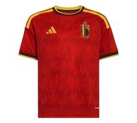 Adidas Belgium Home Junior Short Sleeve Jersey 2026 Colour: Red, Size: 9-10 years