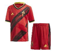 Adidas Belgium Home Mini Kit Colour: Red, Size: 3-4 years