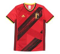 adidas Belgium National Team Home Fan Edition Sports Short Sleeve Red EJ8546 S