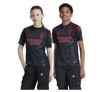 adidas Kids Benfica Away Shirt 24/25 7-8 Years Black