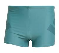 adidas Men's Big Bars Swim Boxers, preloved Teal, 38