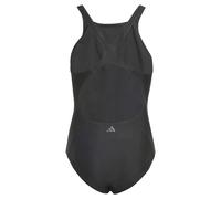 Adidas Big Bars Swimsuit Black 7-8 Years Girl