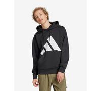 Adidas Essentials Big Logo Fleece Hoodie Black L Men