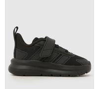 adidas Black Tensaur Run 4.0 V Toddler Trainers UK 5 (EU 21)