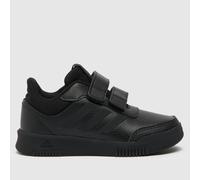 Adidas Unisex Kids Sneakers Tensaur Flat Running Outdoor Trainers Hook & Loop Casual Shoes Footwear Black