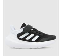adidas Black & White Tensaur Run 3.0 Junior Trainers UK 1 (EU 33)