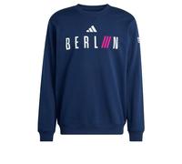 adidas BMW Berlin Marathon 2025 CREW SWEAT Men, Cotton, Blue