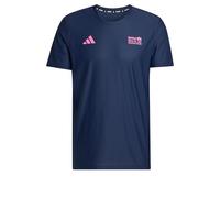 adidas BMW Berlin-Marathon 2025 T-Shirt, Recycled Polyester, Blue