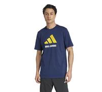 adidas Boca Juniors Seasonal Graphic Men's T-Shirt, White, Medium