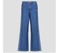 adidas Bootcut Jeans Adicolor Denim 3-Stripes Track Pants in Blue US 30 / 34
