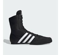 adidas Box Hog 2.0 Boxing Boots Black White Mens Lace Up Boxing Shoes FX0561