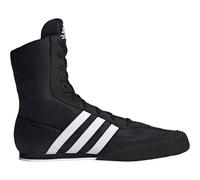 adidas Box Hog 2.0 Boxing Boots Black White Mens Lace Up Boxing Shoes FX0561