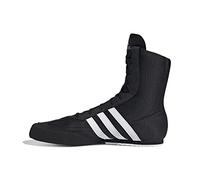 (Black, UK 13.5) Adidas Box Hog Boxing Boots - Black White