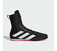 adidas Mens Box Hog 4 Boxing Shoes Core Black/Cloud White/Pure Ruby 10.5