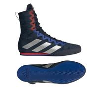 Adidas Box Hog 4 Boxing Boots Navy Red Adult Sparring Trainers Boxing Ring Shoes