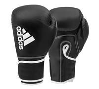 adidas Unisex - Adult Hybrid 80 Boxing Gloves, Black/White, 14 oz EU
