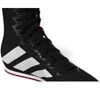 adidas Mens Box Hog 4 Boxing Shoes Core Black/Cloud White/Pure Ruby 12