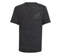 Adidas Boys AEROREADY Heather T-Shirt Colour: Grey, Size: 13-14 years