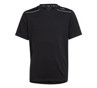 adidas Boy's AEROREADY Tee, Black/Silver Metallic, 11-12 Years