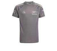 adidas Boy's Audi Formula ONE Team Driver Jersey Replica Short Sleeve Youth, Grey strata/Iron met., 9-10 Years