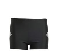 adidas Boy's Big Bars Swim Boxers, Black, 7-8 Years